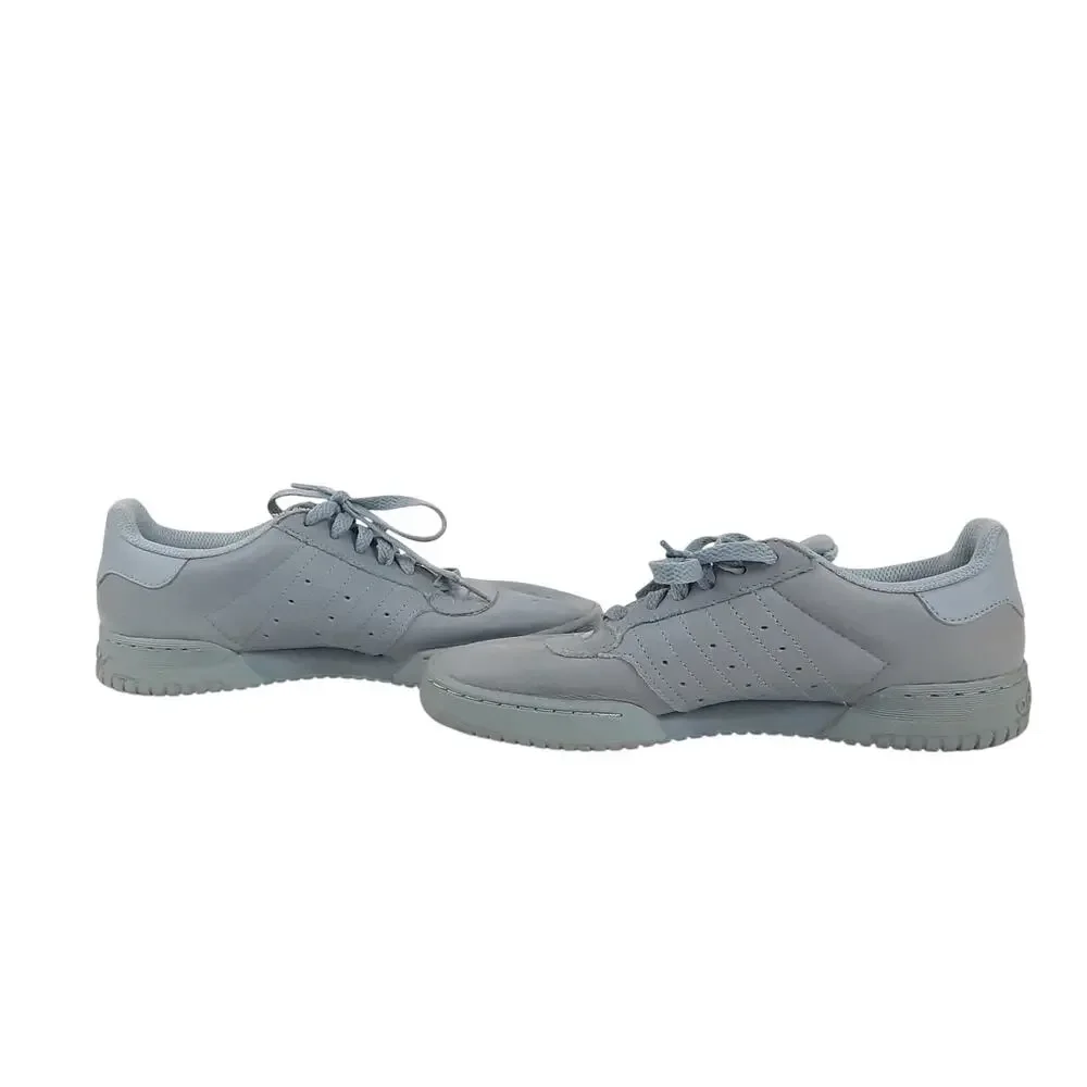 Adidas Yeezy Powerphase Calabasas Leather Sneakers Purple Gray Mens 5 Athleisure